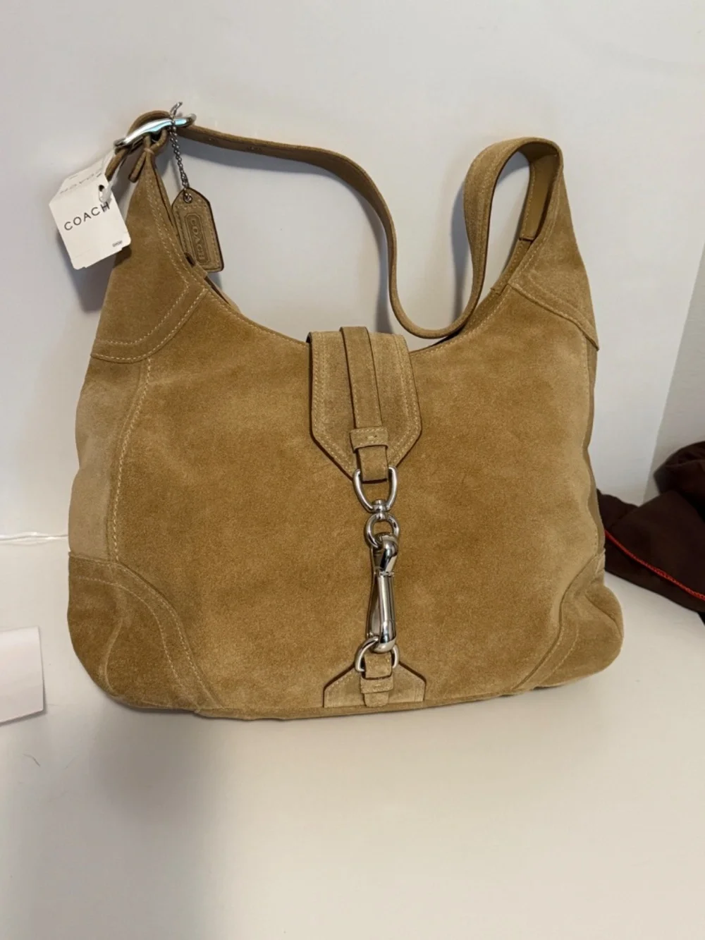 Coach 2004 Suede Hobo Bag from Y2K collection